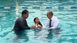 Glorioso Bautismo en Agua en la ciudad de Caracas